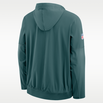 Philadelphia Eagles Sideline Anorak Men's Nike NFL 1/2-Zip Hooded